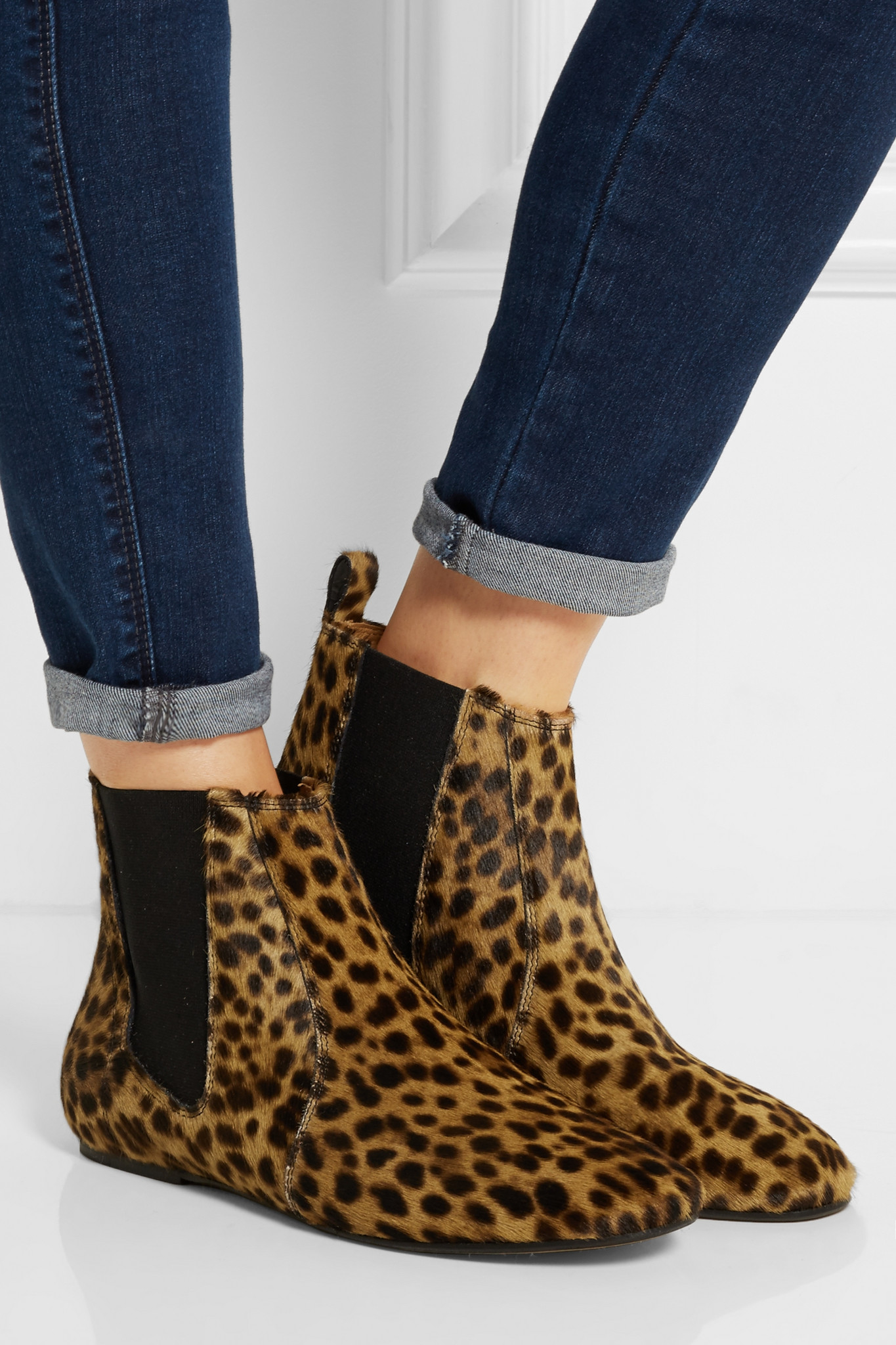 isabel marant calf high boots
